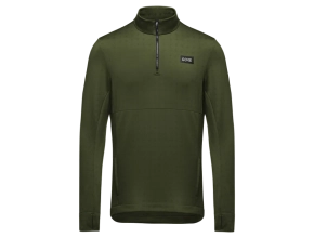 GORE maillot thermique 1/4 zip Homme - Utility Green