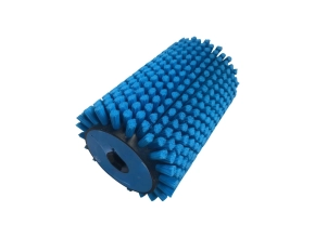 SPORT ET NEIGE Brosse Rotative en Nylon Bleu Fine 11.5 cm